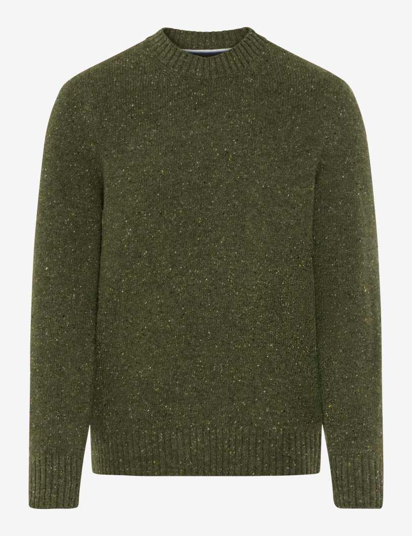 BRAX Tweed: Strickpullover im Wollmix Style Buddy