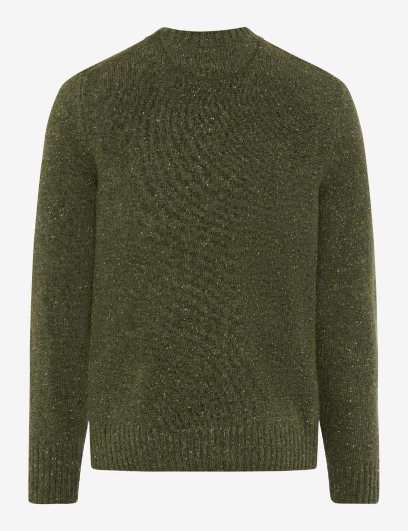 BRAX Tweed: Strickpullover im Wollmix Style Buddy