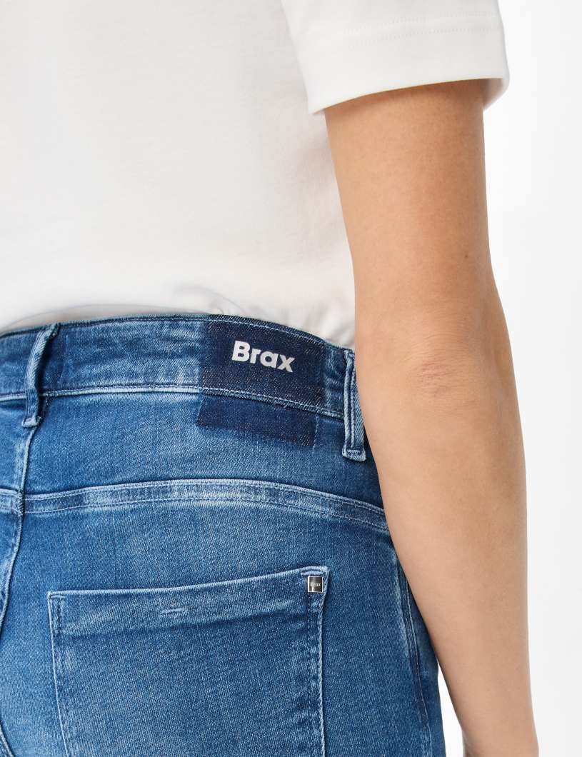 BRAX women Magic Denim: Five-Pocket-Jeans im Wide Leg Style Maine