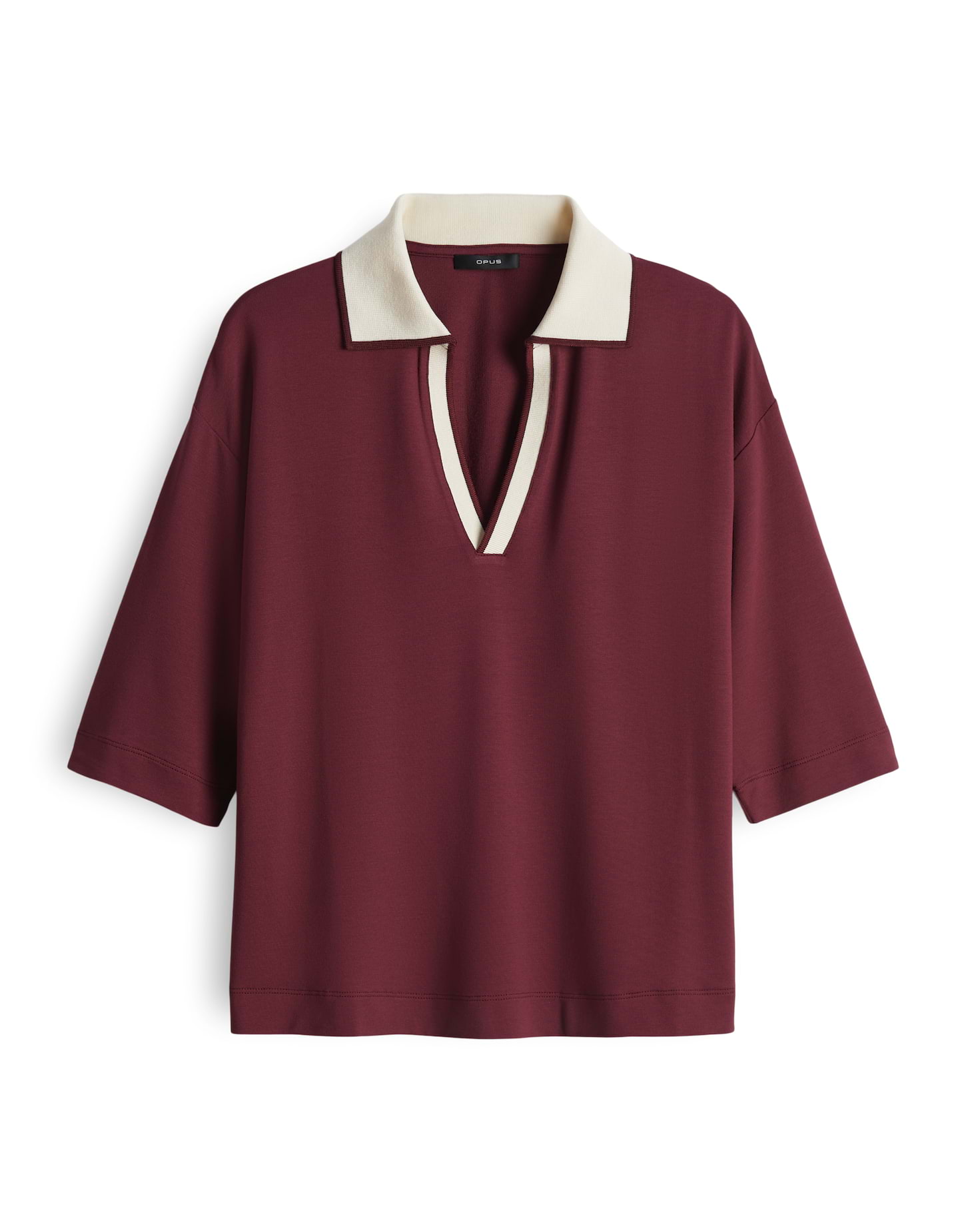 OPUS SOFFICE Loose Poloshirt im College Stil