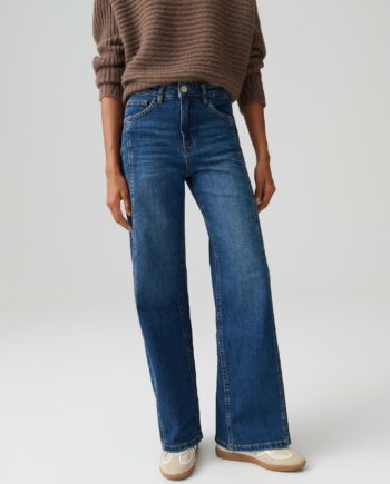 OPUS MIVY LANE Wide Leg Jeans aus Dry Indigo® Mid Rise