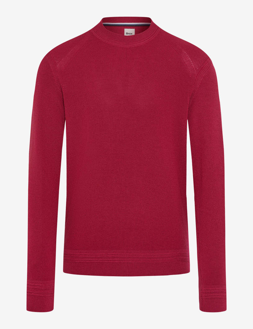 BRAX Feel Good Sportive: Strickpullover im Baumwollmix Style Roy