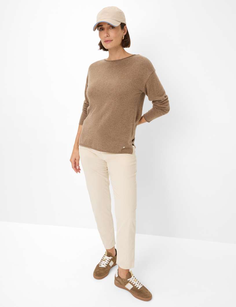 BRAX women Merino Cashmere: Strickpullover Style Liz