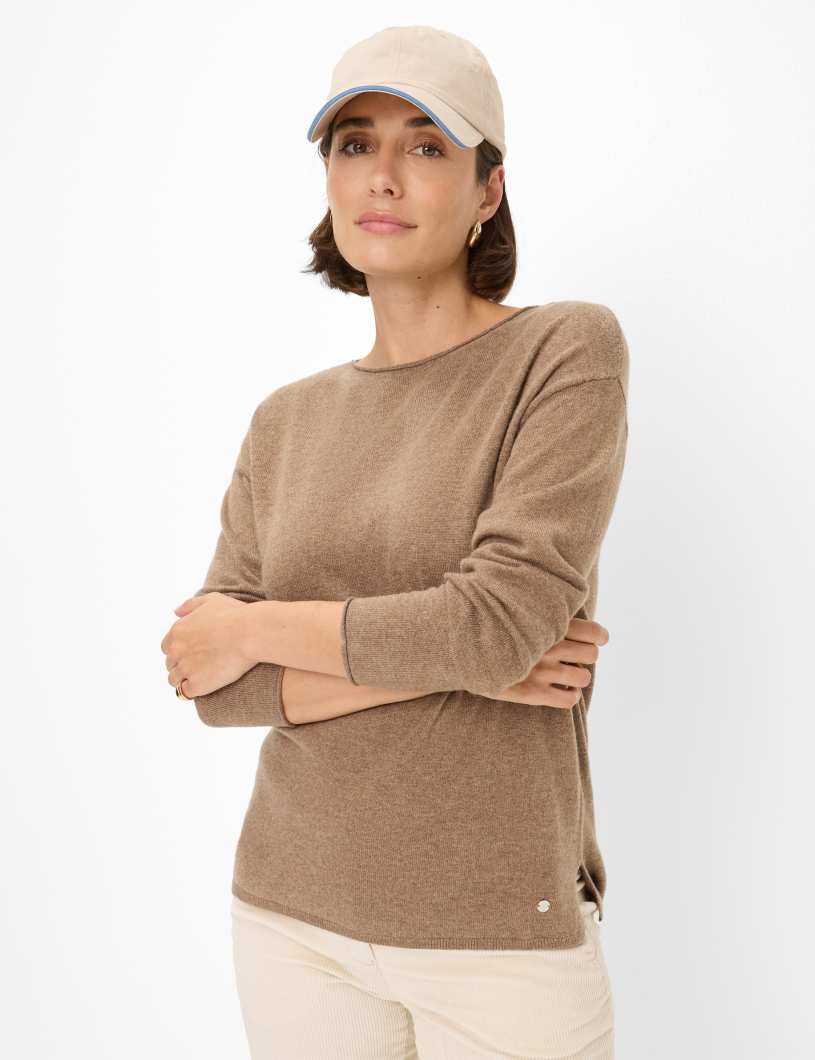 BRAX women Merino Cashmere: Strickpullover Style Liz