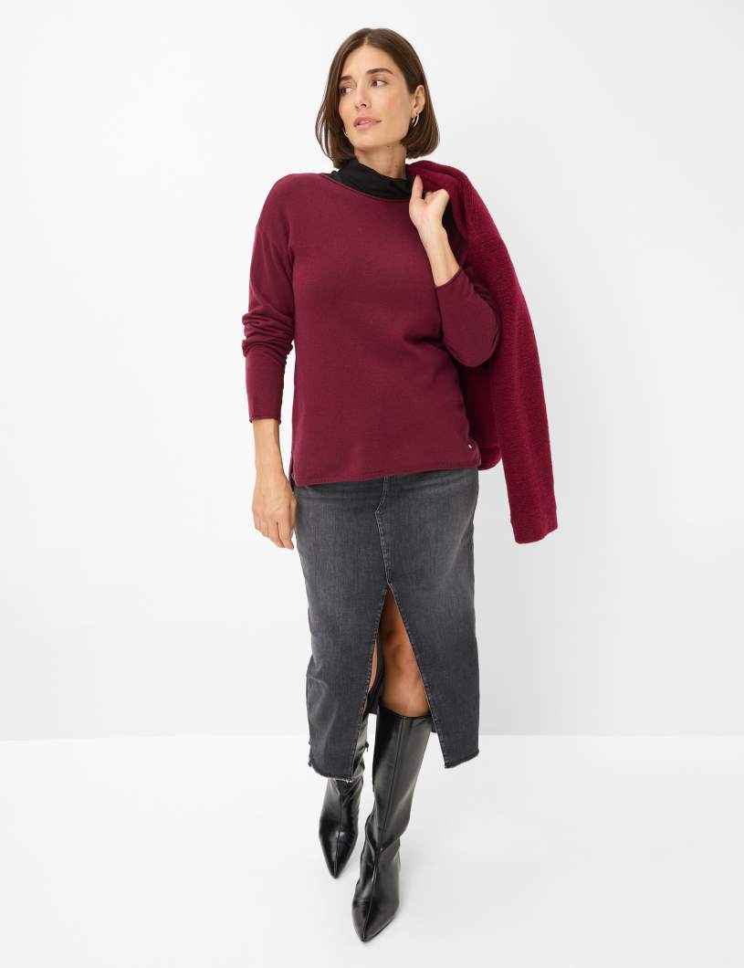 BRAX women Merino Cashmere: Strickpullover Style Liz