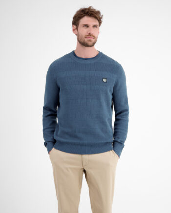 LERROS Strickpullover für Herren, tonal gestreift