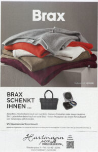 Brax Damen und Herren Prospekt Herbst Winter 2025