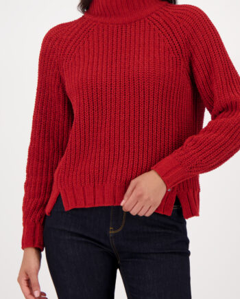 Monari Pullover, chimney red