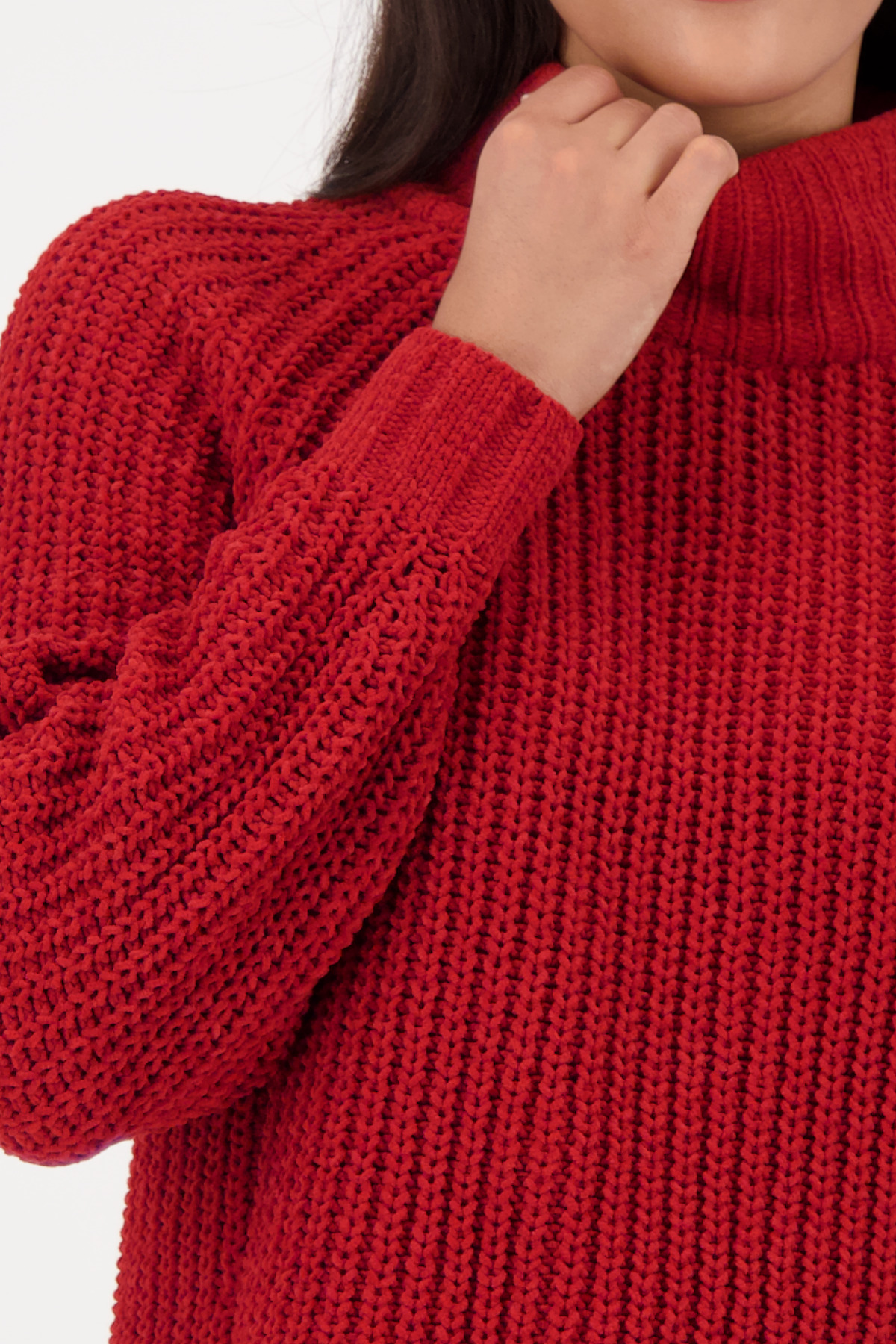 Monari Pullover, chimney red