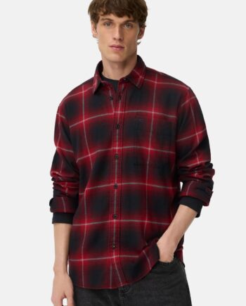 Camel active fleXXXactive® Langarmhemd aus leichtem Flanell