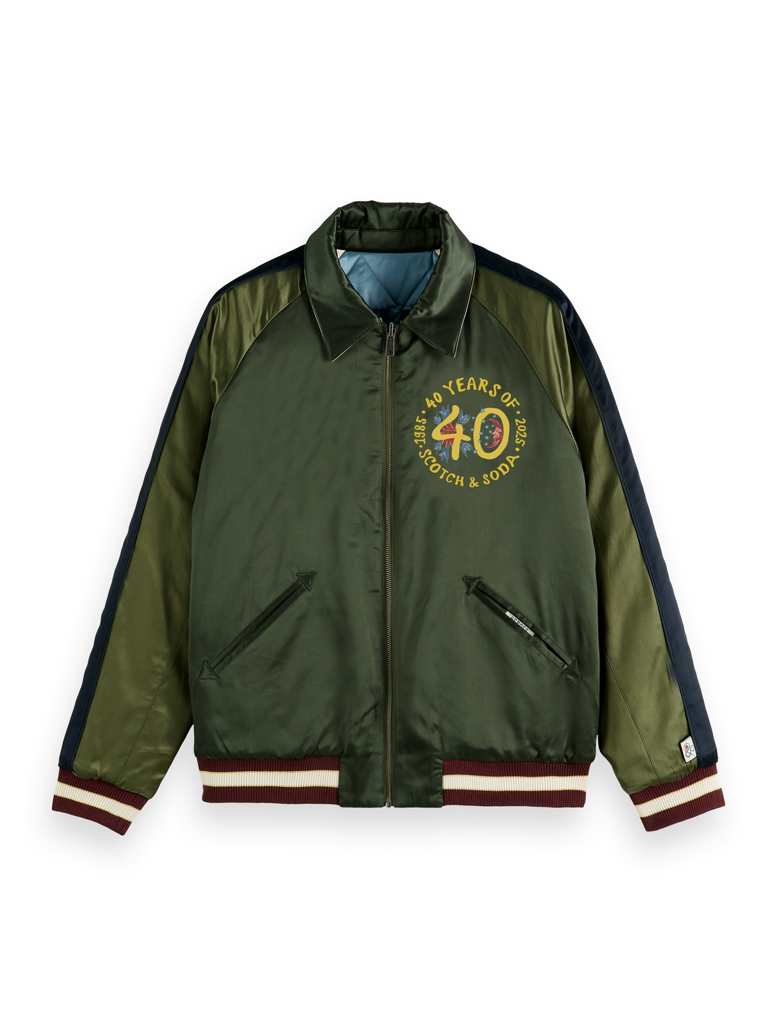 Scotch & Soda Bomber Jacke, DARK GREEN