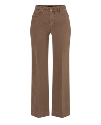 MAC Jeans WIDE            Weite Coloured Jeans mit feinen Bügelfalten, light tree bark