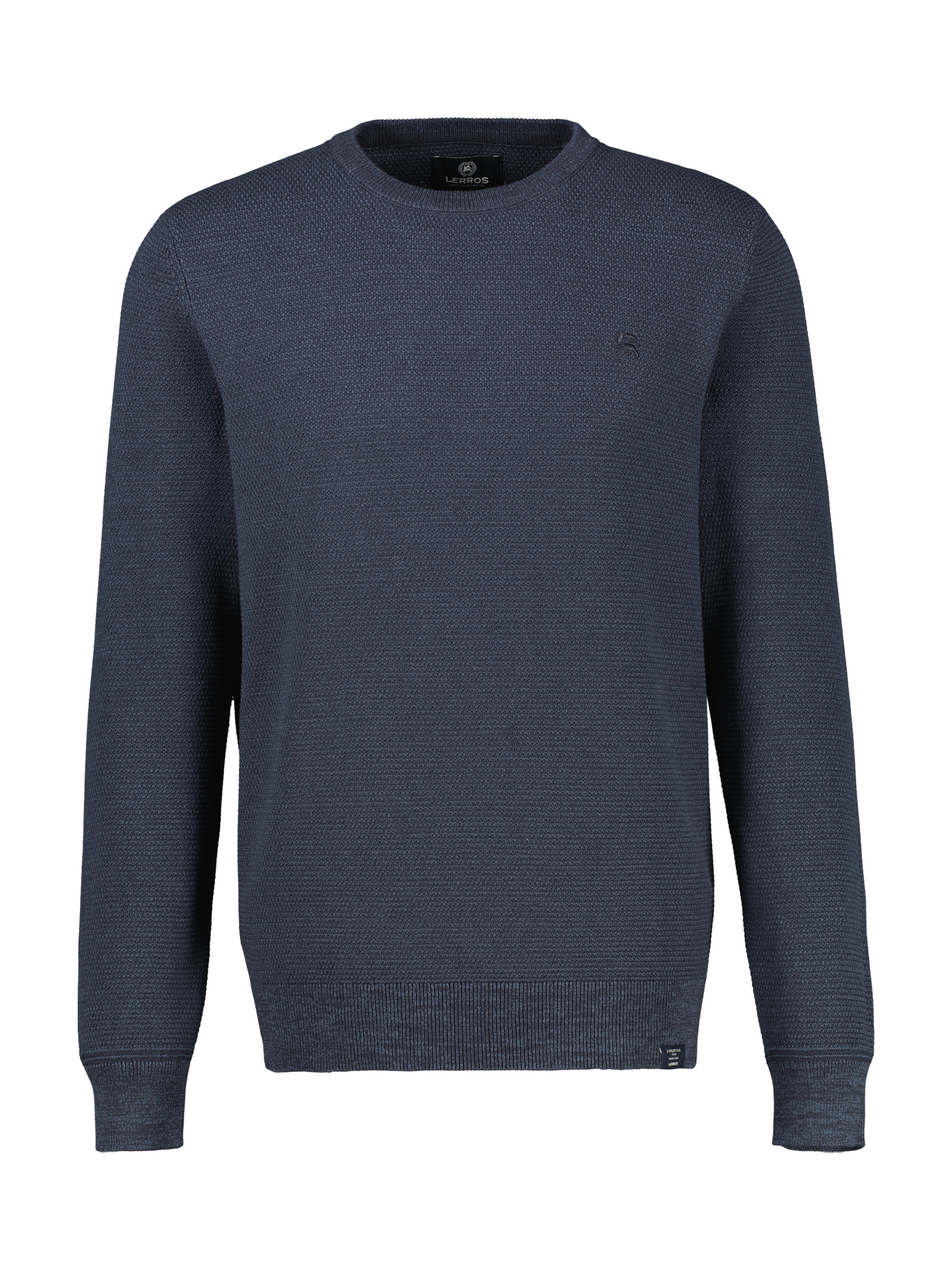 LERROS Herren Strickpullover in Twist-Struktur