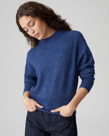 OPUS Strickpullover in Mélange Optik Regular Fit