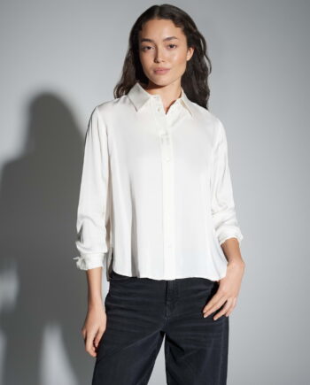 OPUS Hemdbluse aus nachhaltiger Viskose Regular Fit
