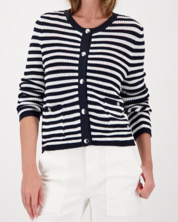 Monari Strickjacke mit Streifen