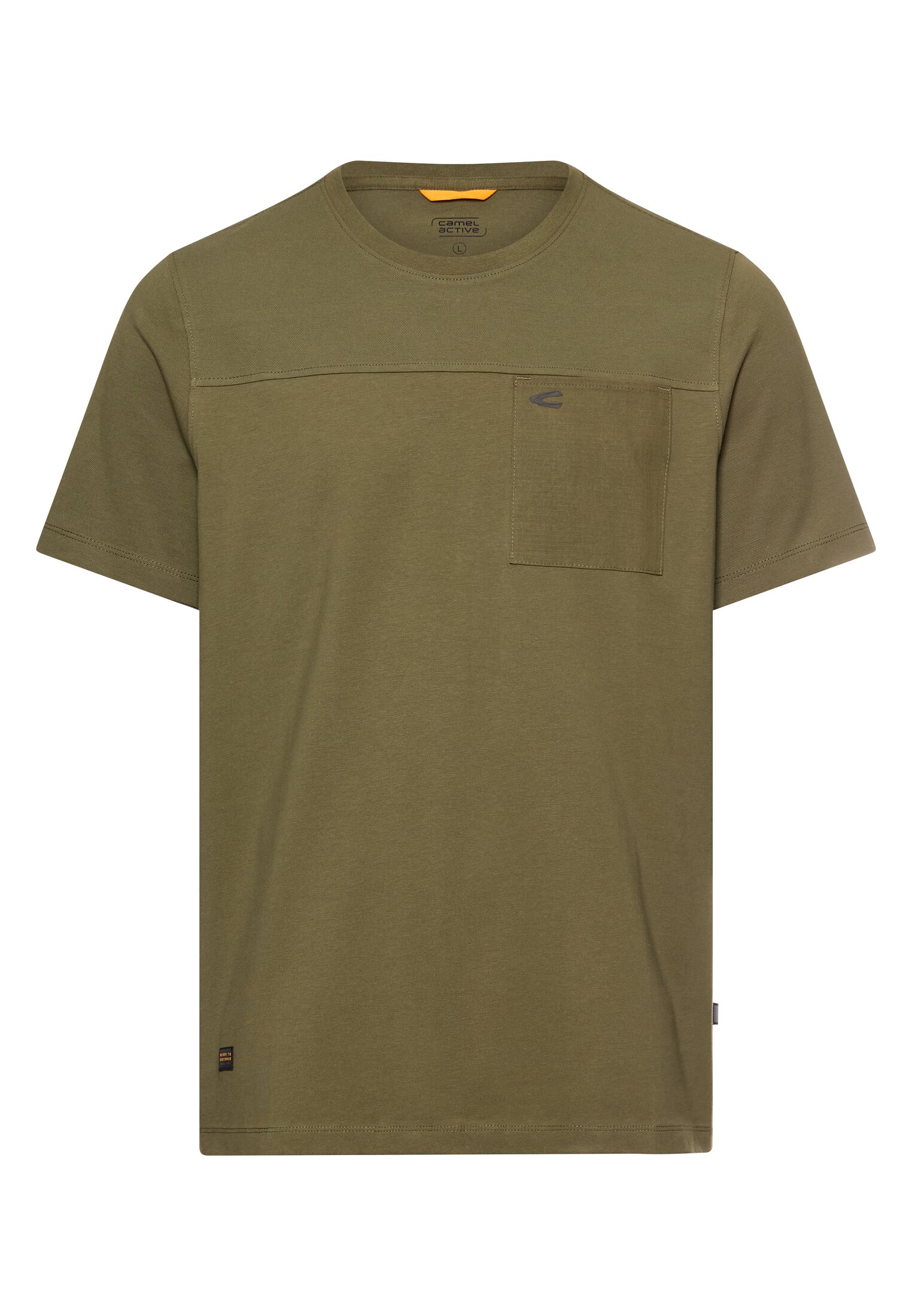Camel active T-Shirt mit Brusttasche