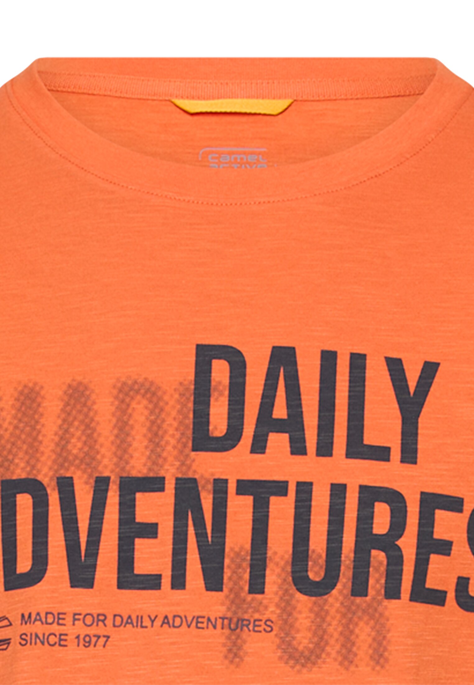 Camel active T-Shirt aus reiner Baumwolle