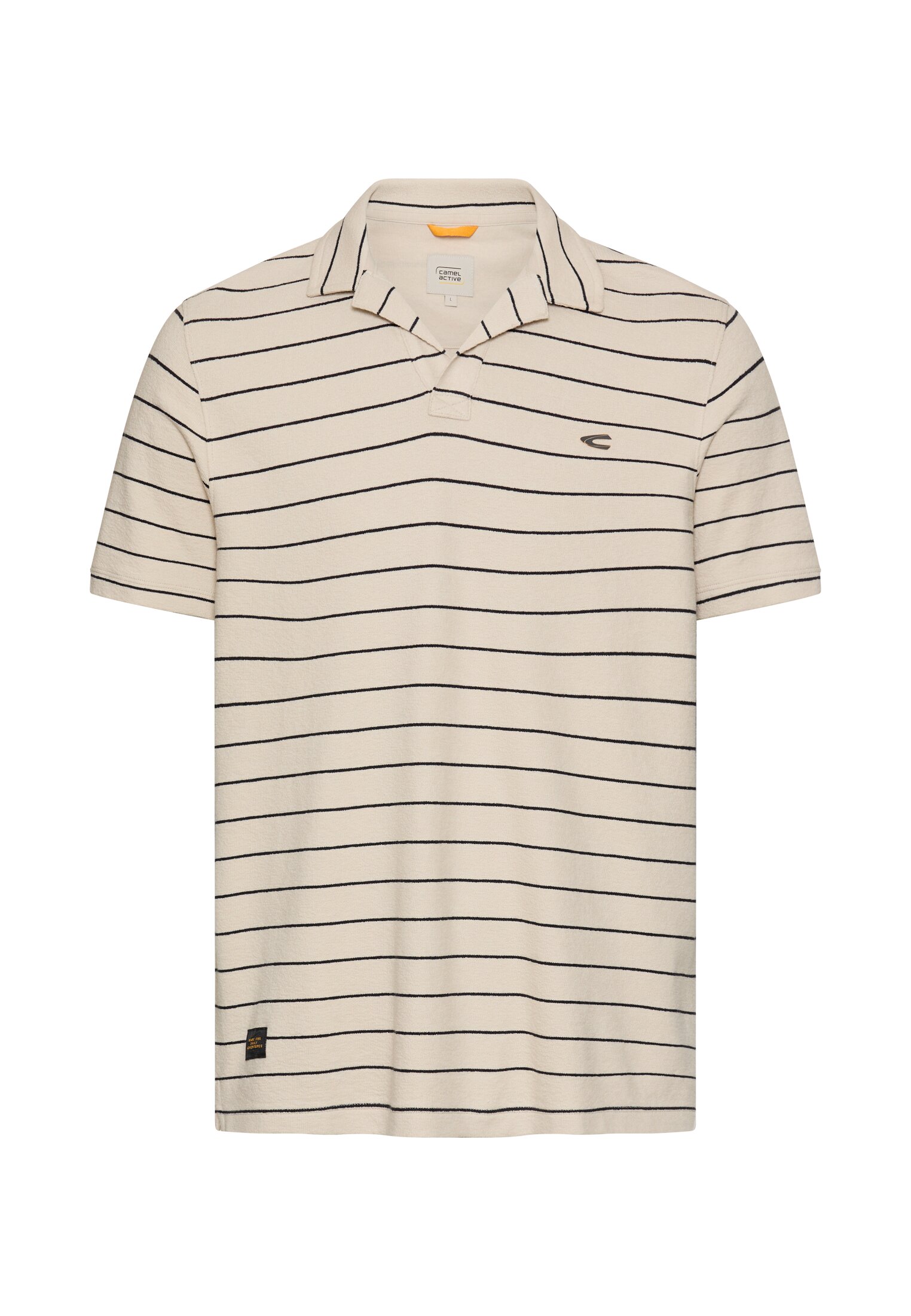 Camel active Poloshirt mit kontrastierenden Details