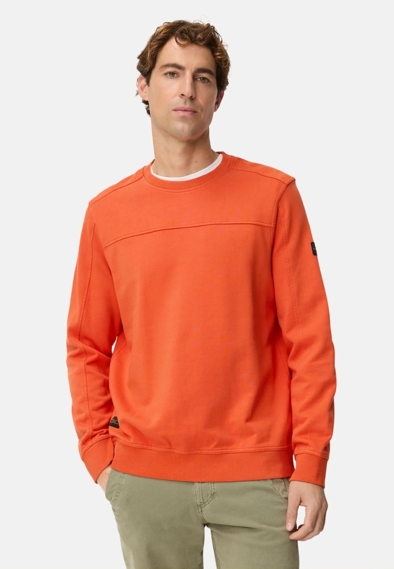Camel active Sweatshirt mit Rundhalsausschnitt