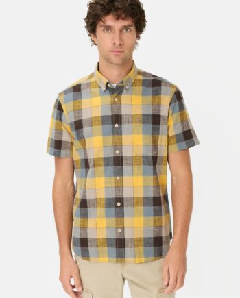 Camel active Karohemd aus reiner Baumwolle