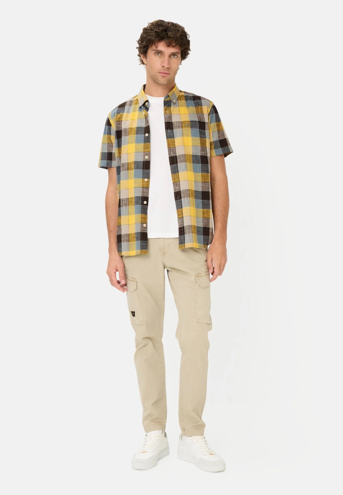 Camel active Karohemd aus reiner Baumwolle