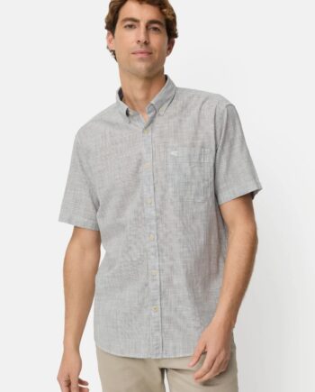 Camel active Kurzarmhemd mit Kontrastdetails