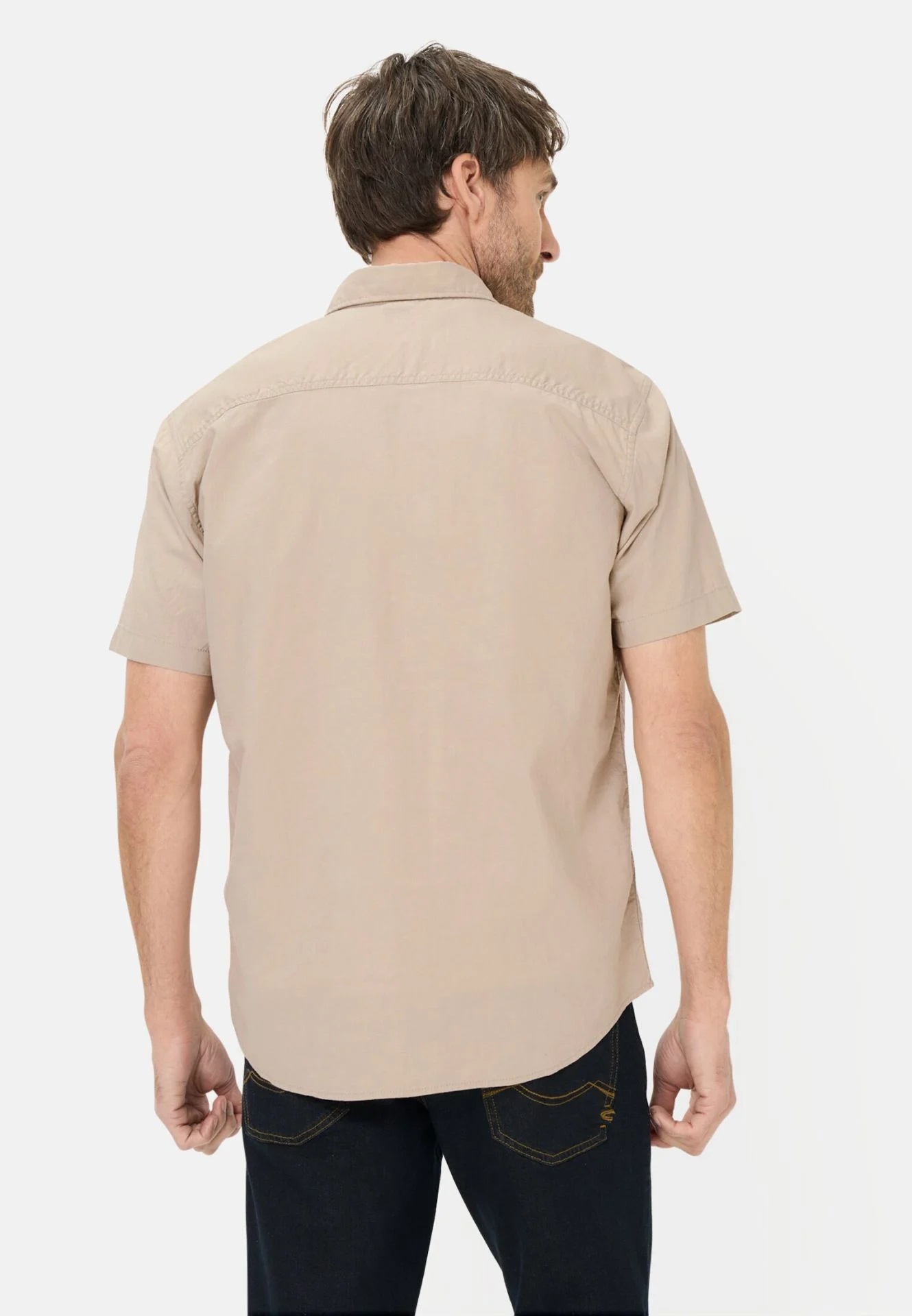Camel active Kurzarmhemd aus Leinenmix