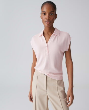 OPUS Weiches Poloshirt aus ECOVERO™ Viskosemix