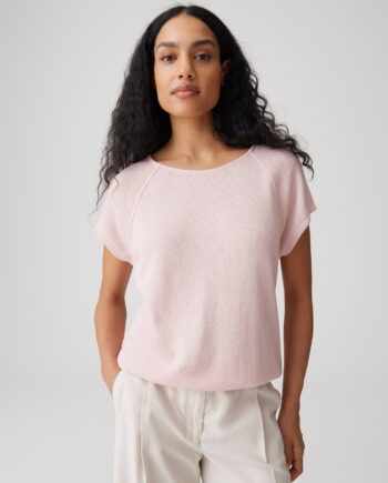 OPUS Jerseyshirt aus nachhaltigem ECOVERO™ Viskosemix Regular Fit