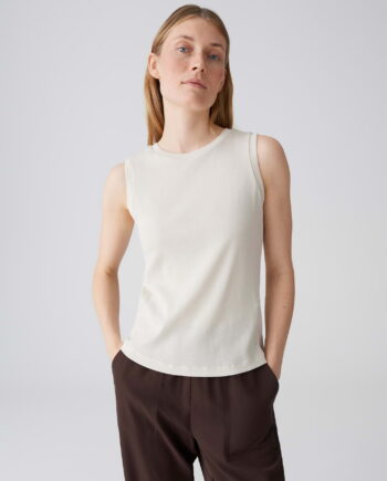 OPUS INDROS Slim Tanktop aus nachhaltigem BCI Cotton Mix