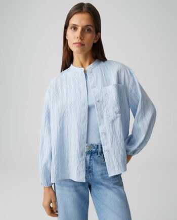 OPUS Hemdbluse mit feinem Webstreifen Regular Fit