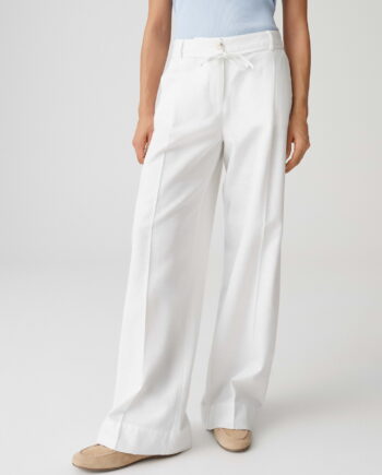 OPUS · SummerMEERI COASTAL City Pants aus nachhaltigem BCI Cotton Leinen Mix