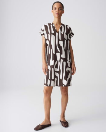 OPUS · SummerBedrucktes Shirtkleid aus ECOVERO™ Viskosemix