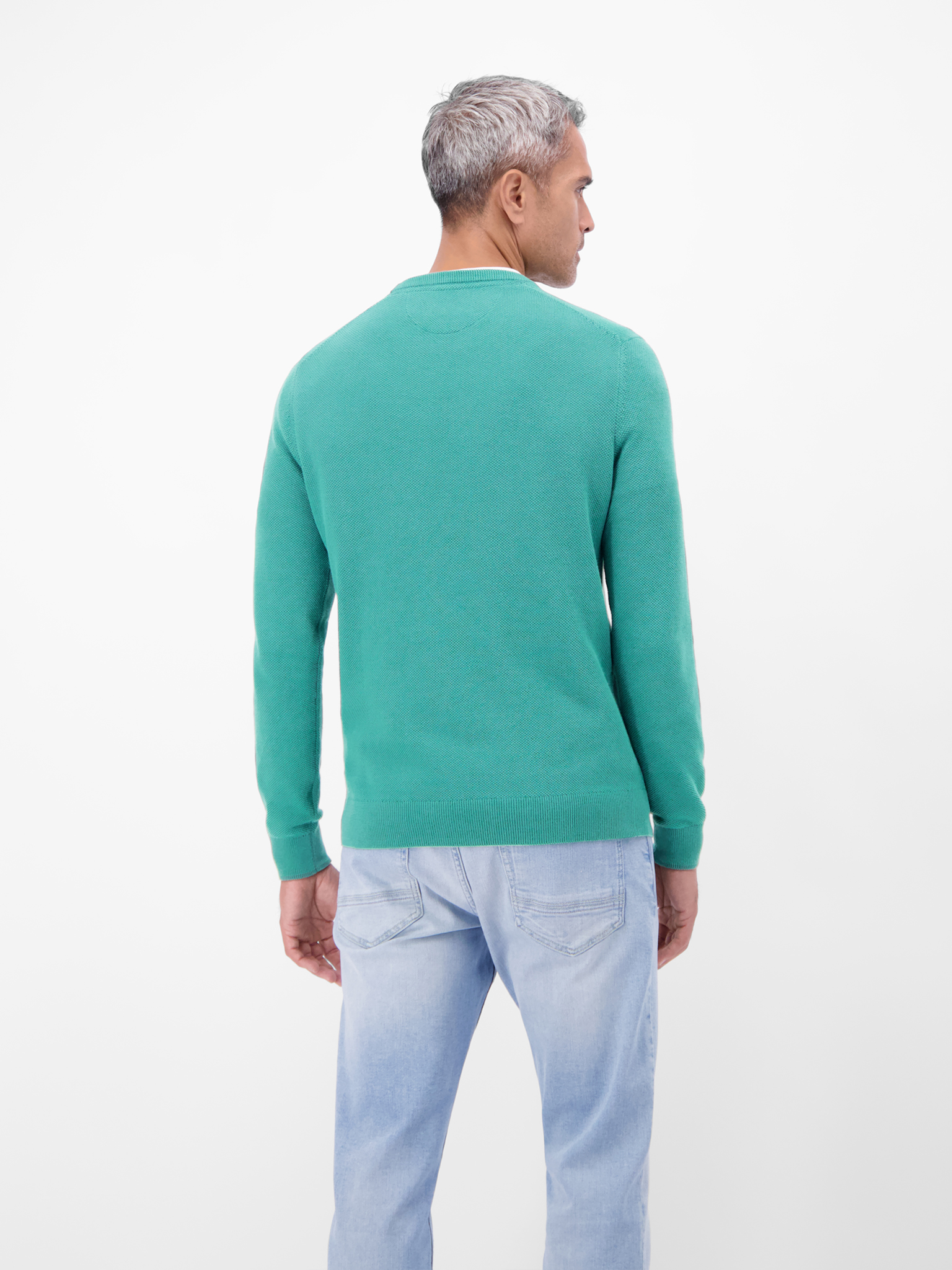 Lerros Pullover in dynamischer 2-Tone-Optik