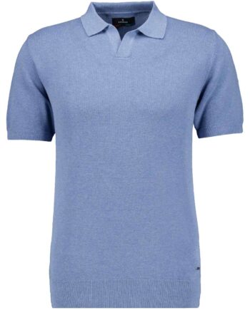 RAGMAN Strick-Pullover Kurzarm, Resortkragen
