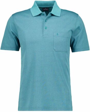 RAGMAN Softknit-Poloshirt Jacquard