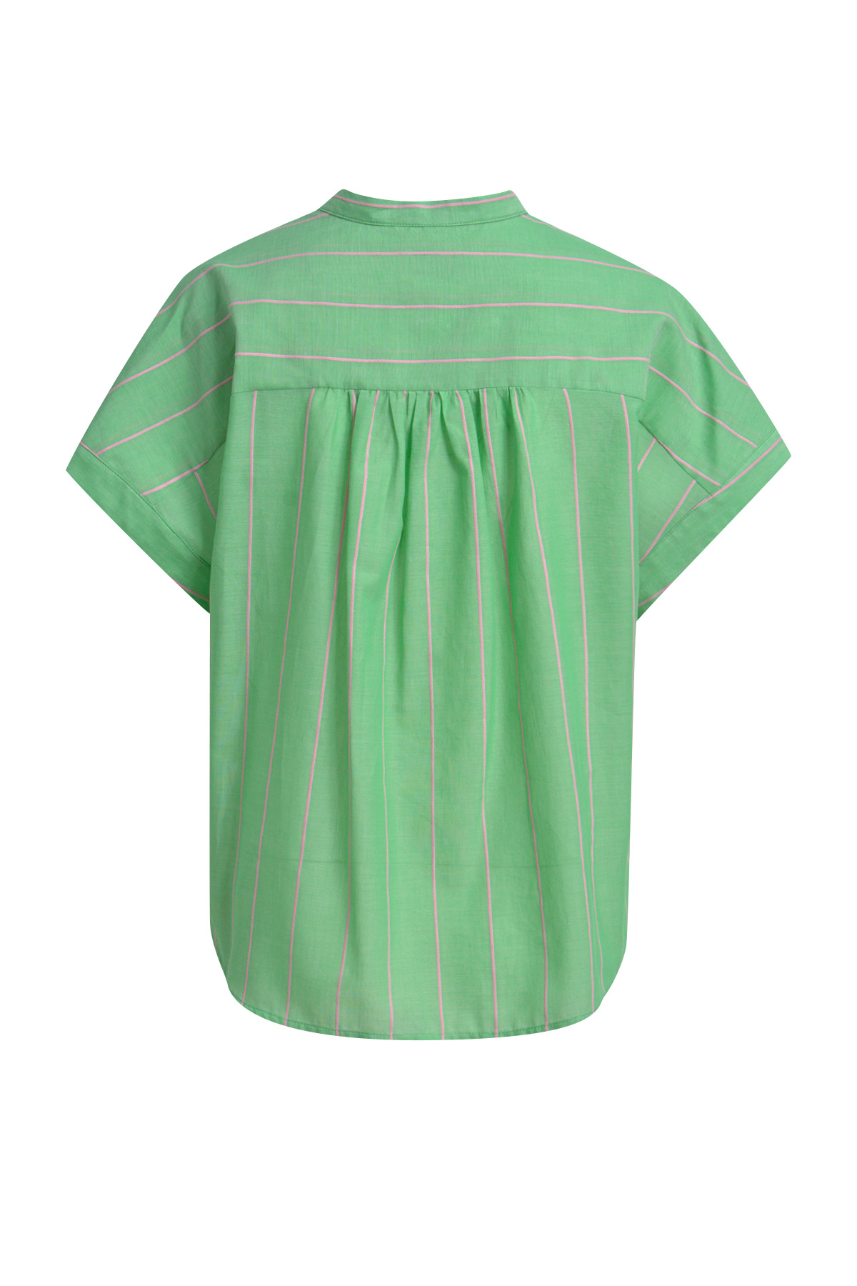Milano Italy Ärmellose Bluse mit Halsausschnitt und geraffter Schulternaht