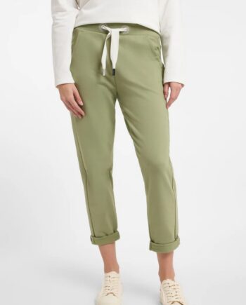 Elbsand
              
                Brinja 7/8 Sweatpants regular fit, Green Leaf