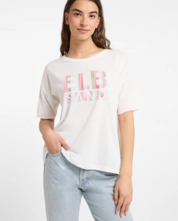 Elbsand
              
                Livi T-Shirt loose fit, Cloud White_mulitcolor