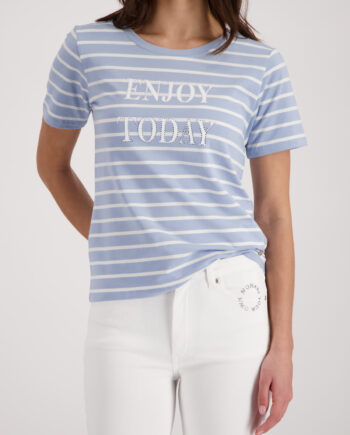 Monari T-Shirt, sea side ringel