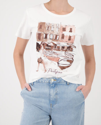 Monari T-Shirt, cream