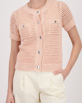 Monari Strickjacke, summer peach