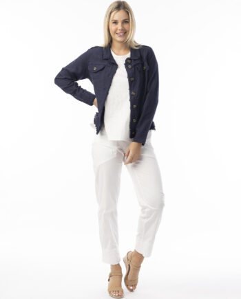 Orientique Naturally Leinen-Essentials Jacke
