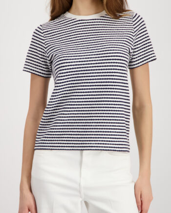 Monari T-Shirt, marine ringel