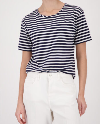 Monari T-Shirt, marine ringel