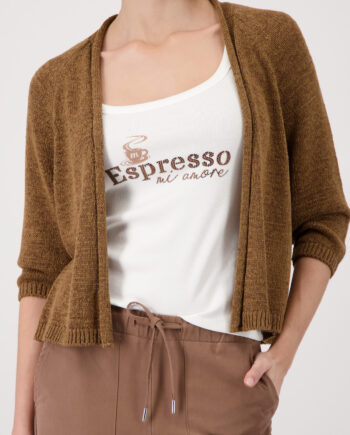 Monari Strickjacke, mocca