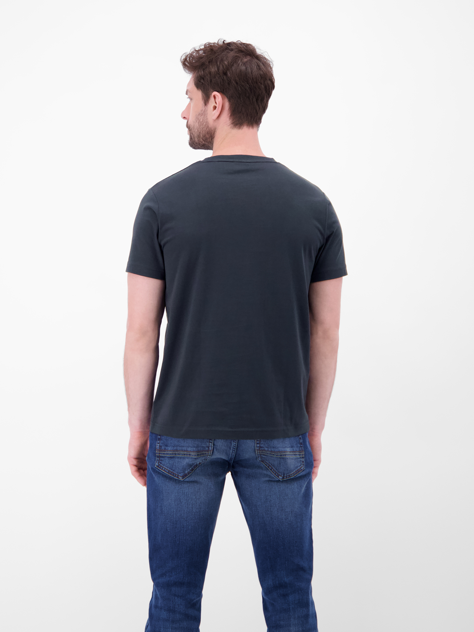 LERROS T-Shirt aus Baumwolle mit Brustprint