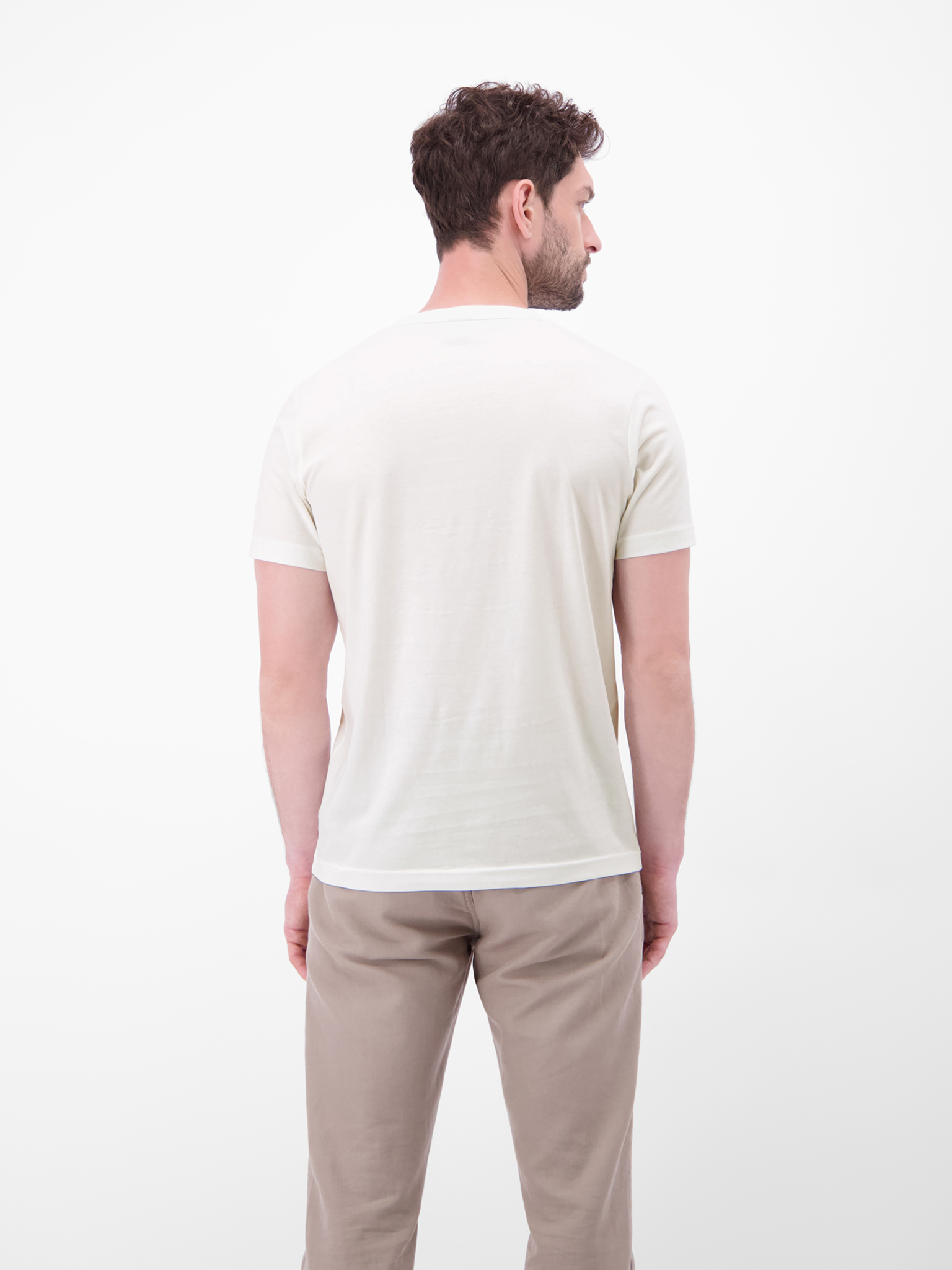 LERROS T-Shirt aus Baumwolle mit Brustprint
