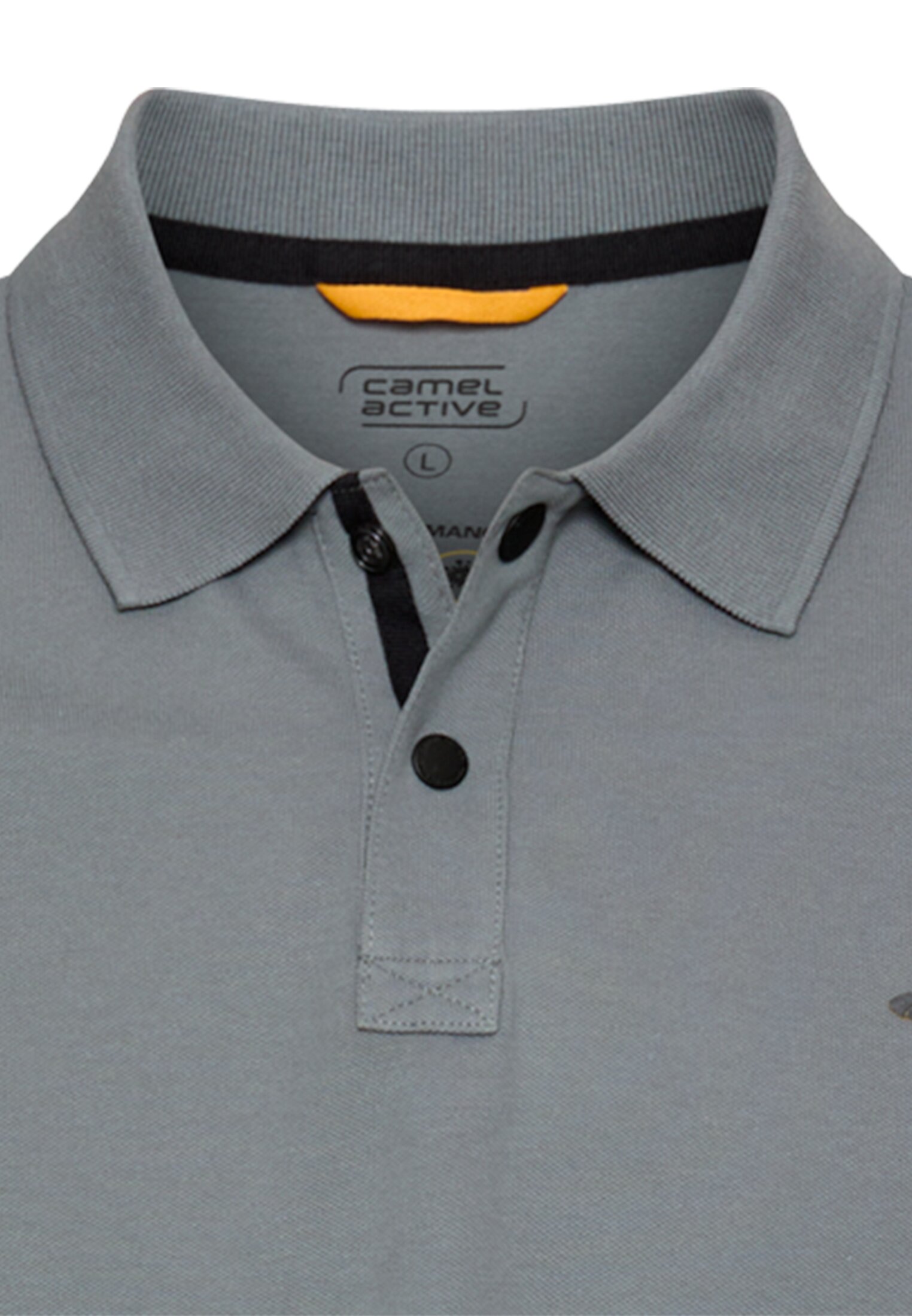 Camel active Poloshirt mit Kontrastdetails